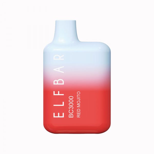 Competitive New USA China High Quality Elf Bar BC3000 3000 Puffs Disposable Vape Device Wholesale Supplier Manufacturer-Red-Mojito