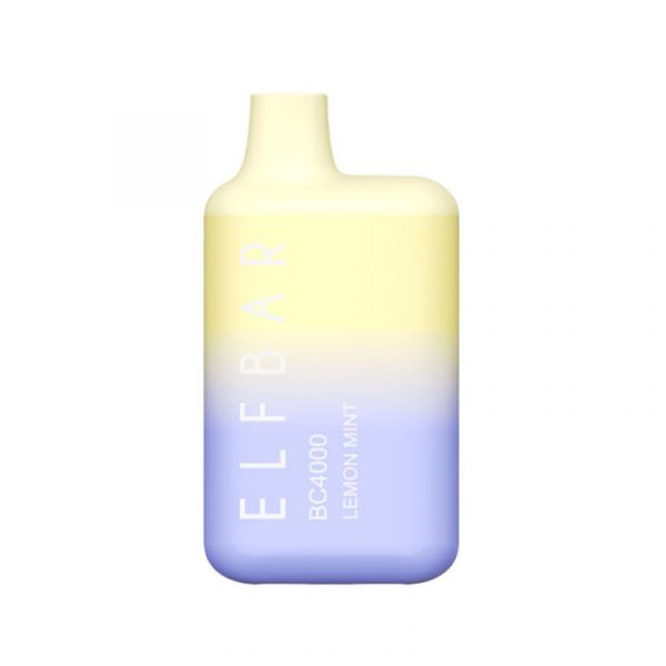 Competitive New USA China High Quality Elf Bar BC4000 4000 Puffs Disposable Vape Device Wholesale Supplier Manufacturer-Lemon-Mint
