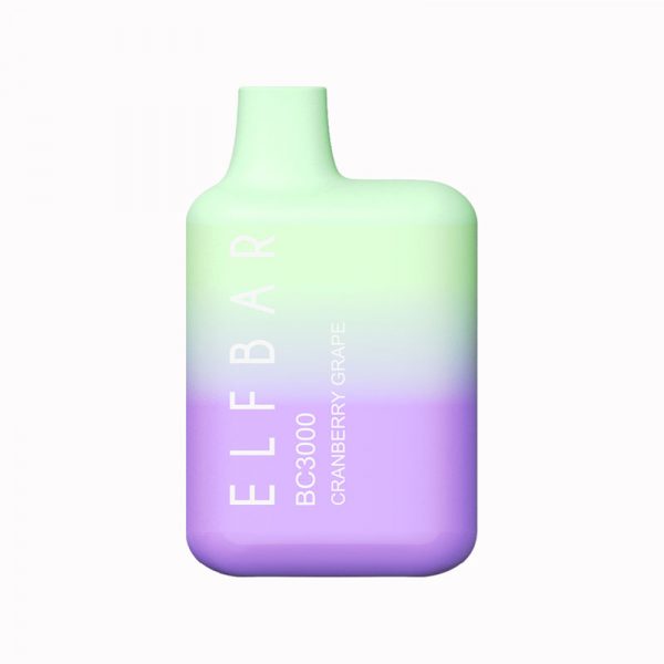 Competitive New USA China High Quality Elf Bar BC3000 3000 Puffs Disposable Vape Device Wholesale Supplier Manufacturer-Cranberry Grape
