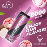 New USA China 100% Original 6000 Puffs Fluum Rechargeable Disposable E cig Vape in Coke Cola Shape Wholesale Supplier and OEM Manufacturer-Taro-Ice-Cream-kontamvape.com