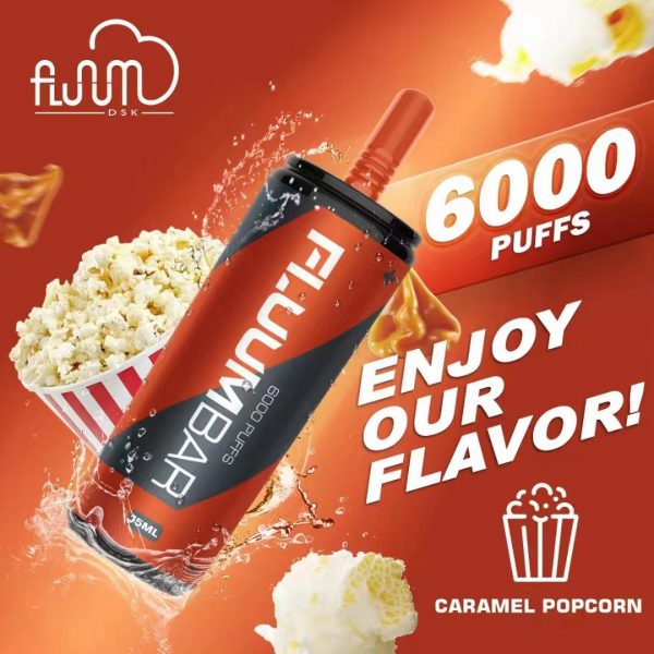 New USA China 100% Original 6000 Puffs Fluum Rechargeable Disposable E cig Vape in Coke Cola Shape Wholesale Supplier and OEM Manufacturer-Caramel-Popcorn-kontamvape.com