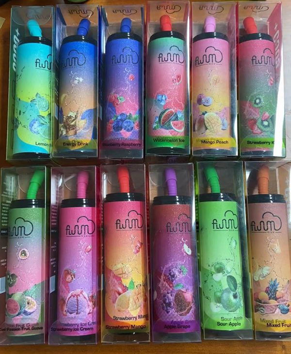 Rechargeable Fluum 6000 Puffs in Coke Cola Shape-Various-Flavours-kontam-vape-1