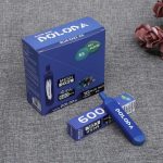 Original High Quality USA China Europe TPD Compliant Doloda Portable Slim Suck Bar Mesh Coil 600 Puffs Disposable E Cig Vape Device Wholesale Supplier and OEM Manufacturer-Blue-Razz-Ice-Kontamvape.com