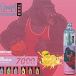 Конкурентоспособный США Китай Оригинальный Подлинный Перезаряжаемый Регулируемый Воздушный Поток RANDM TORNADO 7000 Затяжек Оптовый Поставщик и OEM Manufacturer-Pink-Lemon-kontamvape.com