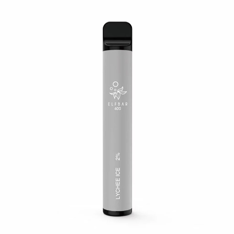 High Quality Competitive New Europe China USA TPD Compliant English Packing ELF Bar 600 Puffs Disposables Wholesale and OEM Supplier Manufacturer-Lychee-Ice-kontamvape.com