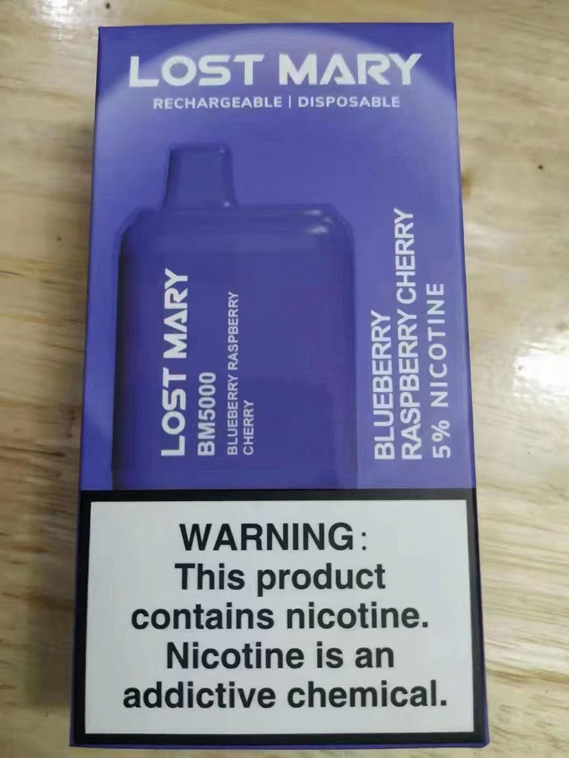 Competitive New USA China Competitive Lost Mary BM5000 5000 Puffs Bulk Disposable Vape Device Wholesale Supplier Manufacturer-Blueberry-Raspberry-Cherry-www.kontamvape
