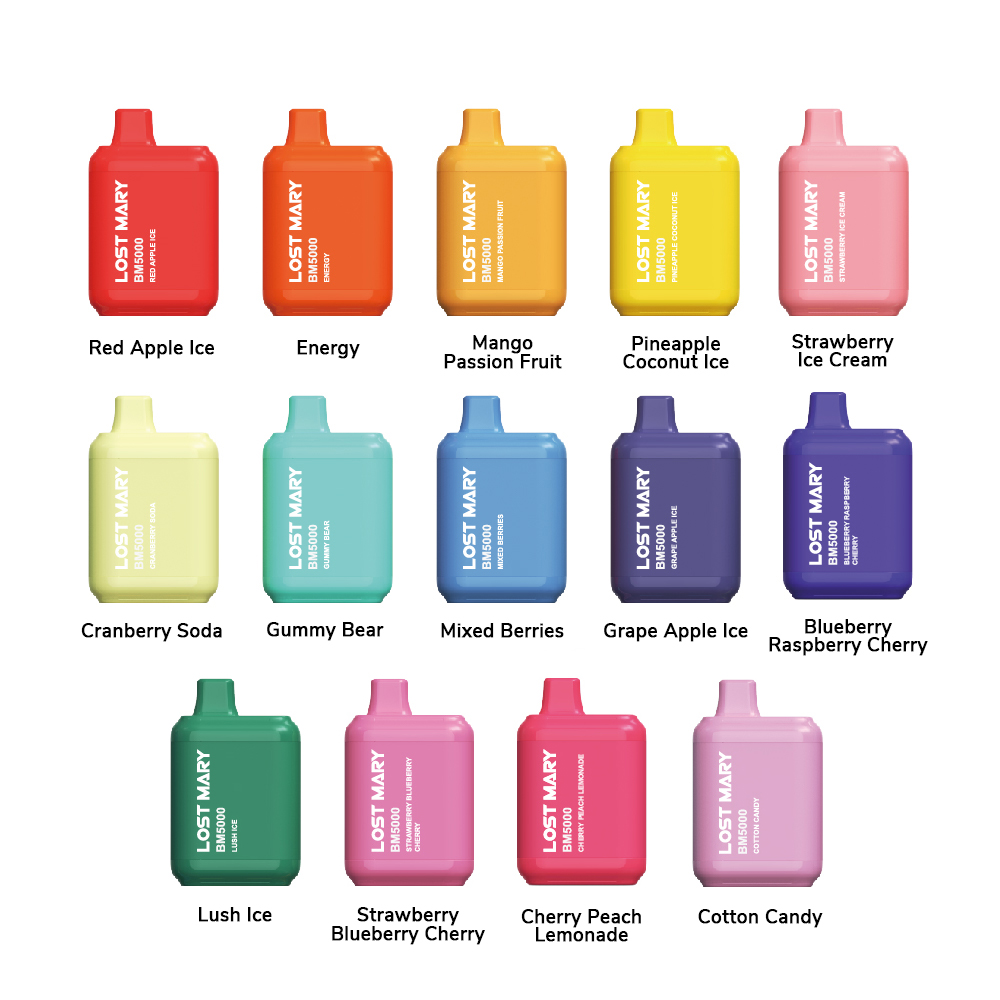 Competitive New USA China Competitive Lost Mary BM5000 5000 Puffs Bulk Disposable Vape Device Wholesale Supplier Manufacturer-Full-Flavours-List-www.kontamvape.com