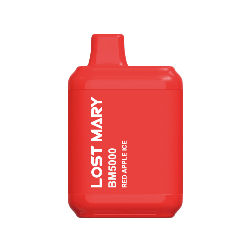 Competitive New USA China Competitive Lost Mary BM5000 5000 Puffs Bulk Disposable Vape Device Wholesale Supplier Manufacturer-Red-Apple-Ice-www.kontamvape.com