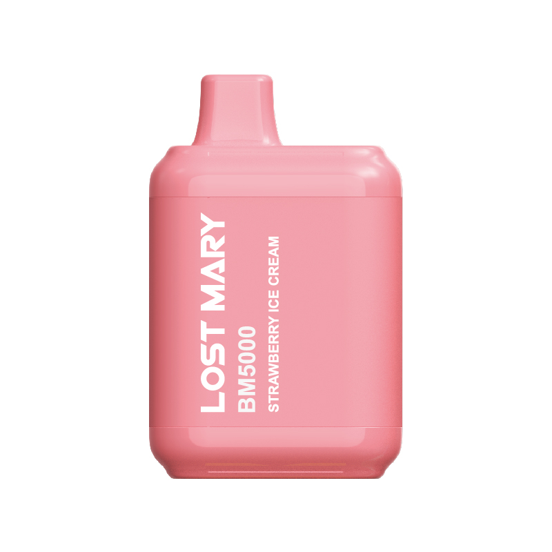 Competitive New USA China Competitive Lost Mary BM5000 5000 Puffs Bulk Disposable Vape Device Wholesale Supplier Manufacturer-Strawberry-Ice-Cream-www.kontamvape.com