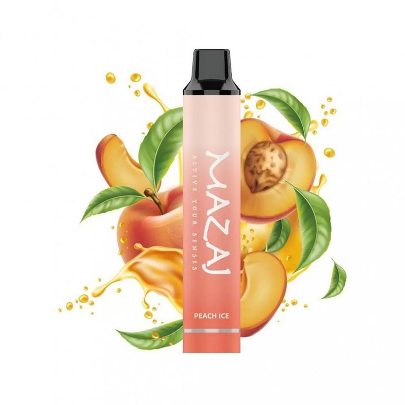 Competitive Middle East USA China High Quality Mazaj Titan 3000 Bulk Disposable Vape Device Wholesale Supplier & OEM Manufacturer-Peach-Ice-kontamvape.com