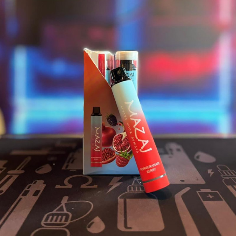 Competitive Middle East USA China High Quality Mazaj Titan 3000 Bulk Disposable Vape Device Wholesale Supplier & OEM Manufacturer-Pomegranate-Berry-kontamvape.com