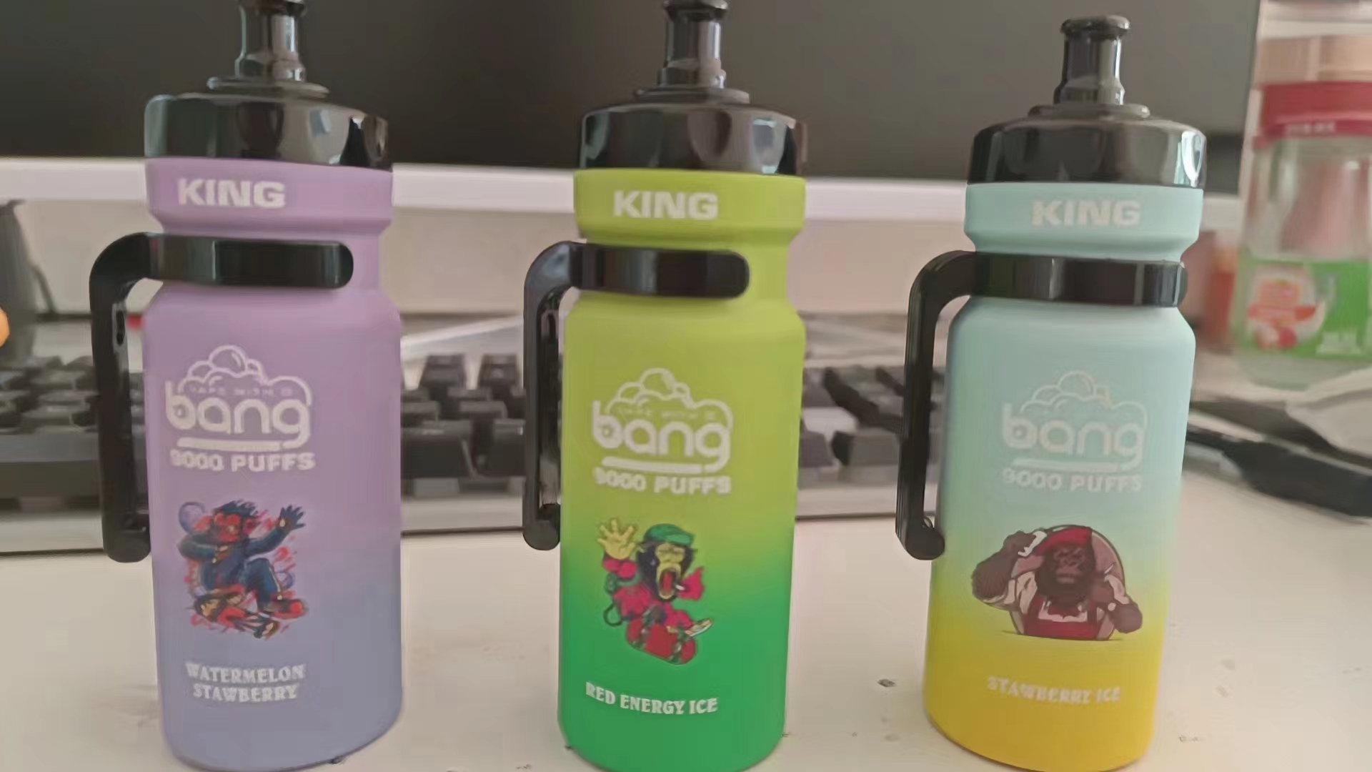 New USA China High Quality Bang King 9000 Puffs in Sport Bottle Model Shape Disposable Vape Device E-Cigarette Wholesale Supplier and Manufacturer-kontamvape.com-Several Flavours