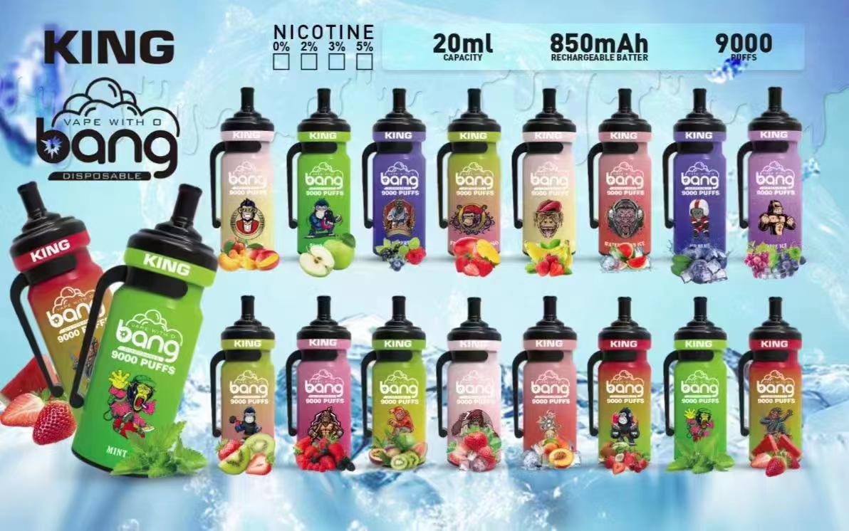 New USA China High Quality Bang King 9000 Puffs in Sport Bottle Model Shape Disposable Vape Device E-Cigarette Wholesale Supplier and Manufacturer-kontamvape.com-all flavours