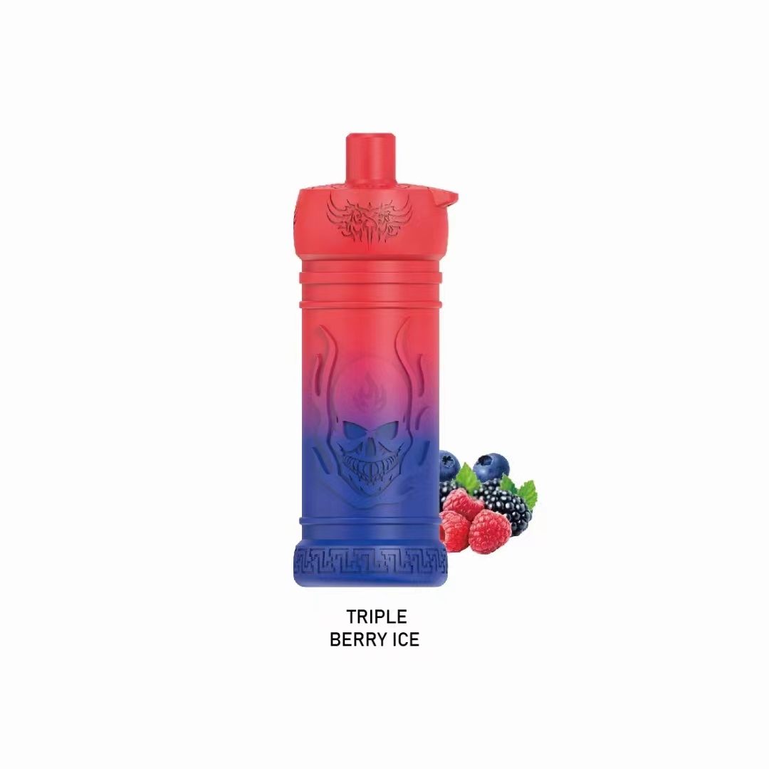 RGB LED Flashing Light Air Flow Adjustable Bang King Max 10000 Puffs in Limited Edition Packing Disposable Vape Device ECigarette Wholesale Supplier-Triple-Berry-Ice-www.kontamvape.com