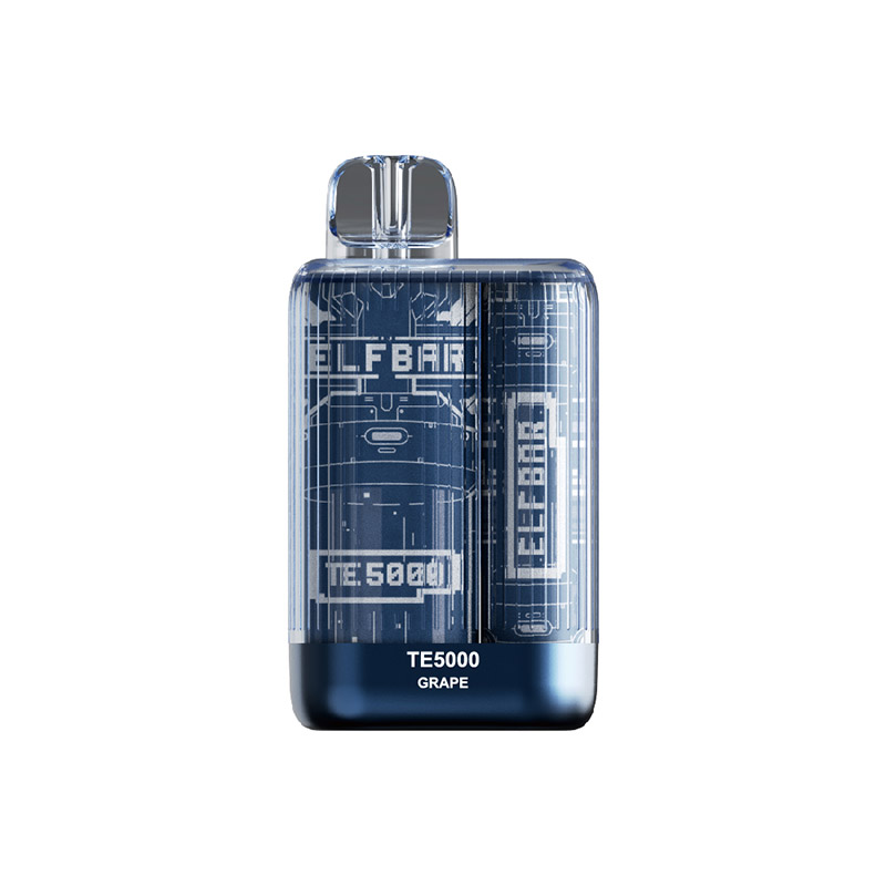 Competitive-New-USA-China-High-Quality-Elf-Bar-TE5000-5000-Puffs-Disposable-Vape-Device-E-Cigarette-Wholesale-Supplier-and-OEM-Manufacturer-Grape-www.kontamvape.com