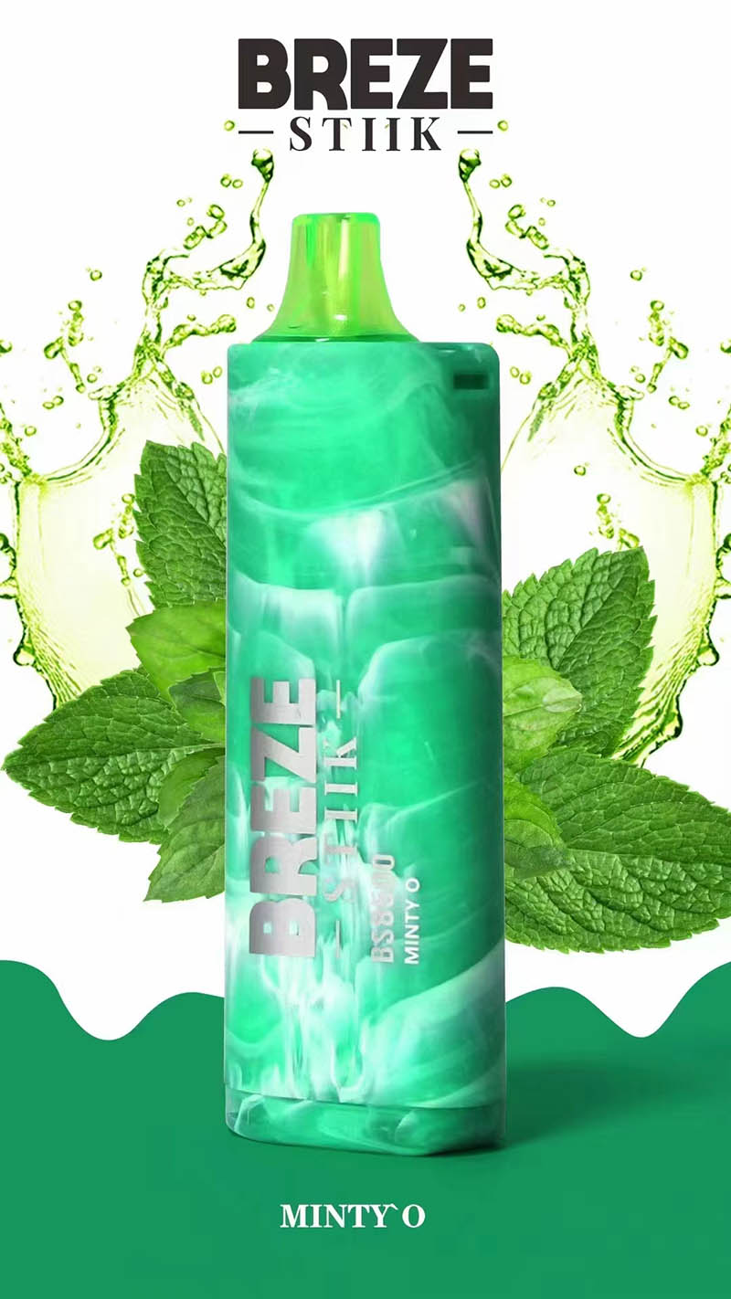 Original USA Europe China High Quality Breze Stiik BS8500 Puffs Disposable Vape Device E-Cigarette Wholesale Supplier and Manufacturer-Minty`O-www.kontamvape.com