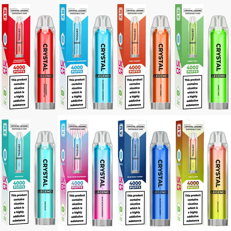 Nuevos y competitivos, estados UNIDOS China de Alta Calidad de Cristal de la Leyenda de 4000 Desechables Vape Dispositivo E-Cigarette-All-Flavours-1-www.kontamvape.com