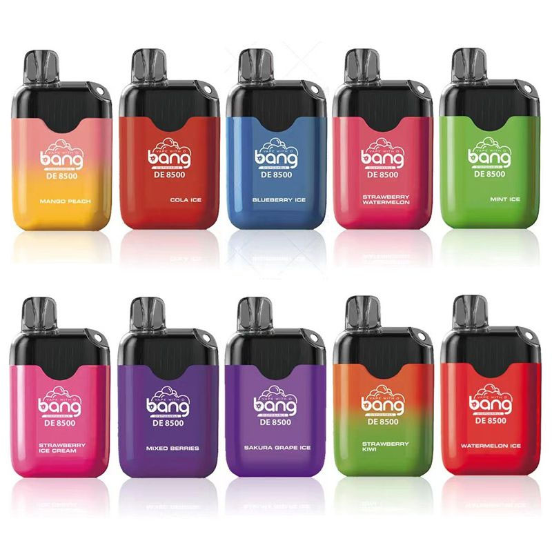 Asli Cina Amerika Serikat Eropa Inggris Asia Bang DE 8500 Perangkat Vape Sekali Pakai E-Rokok Grosir Pemasok Distributor dan OEM ODM Asli Manufacturer-all-flavours-2-www.kontamvape.com