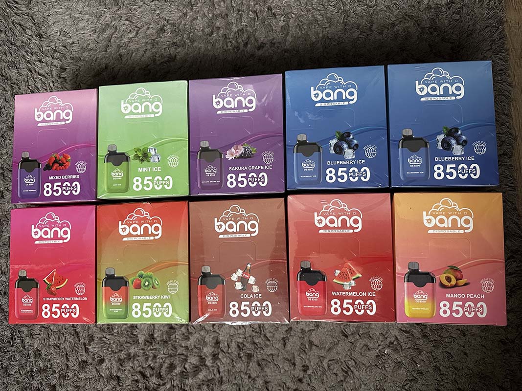 Asli Cina Amerika Serikat Eropa Inggris Asia Bang DE 8500 Perangkat Vape Sekali Pakai E-Rokok Grosir Pemasok Distributor dan OEM ODM Asli Manufacturer-all-flavours-3-www.kontamvape.com