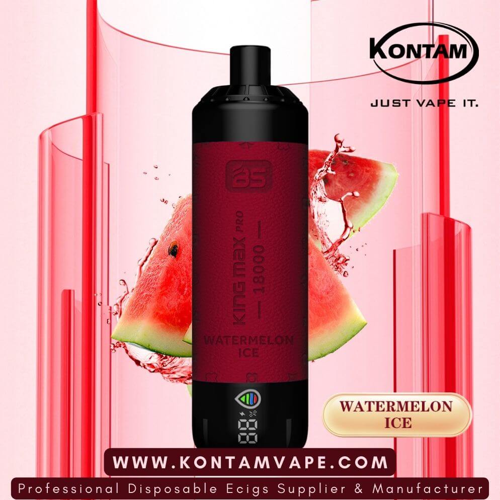 Original de China, estados UNIDOS Europa reino unido Asia Breze Stiik BS Rey Max Pro 18000 con DTL Vaping Desechables Vape Dispositivo E-Cigarrillo de la Sandía Ice-www.kontamvape.com