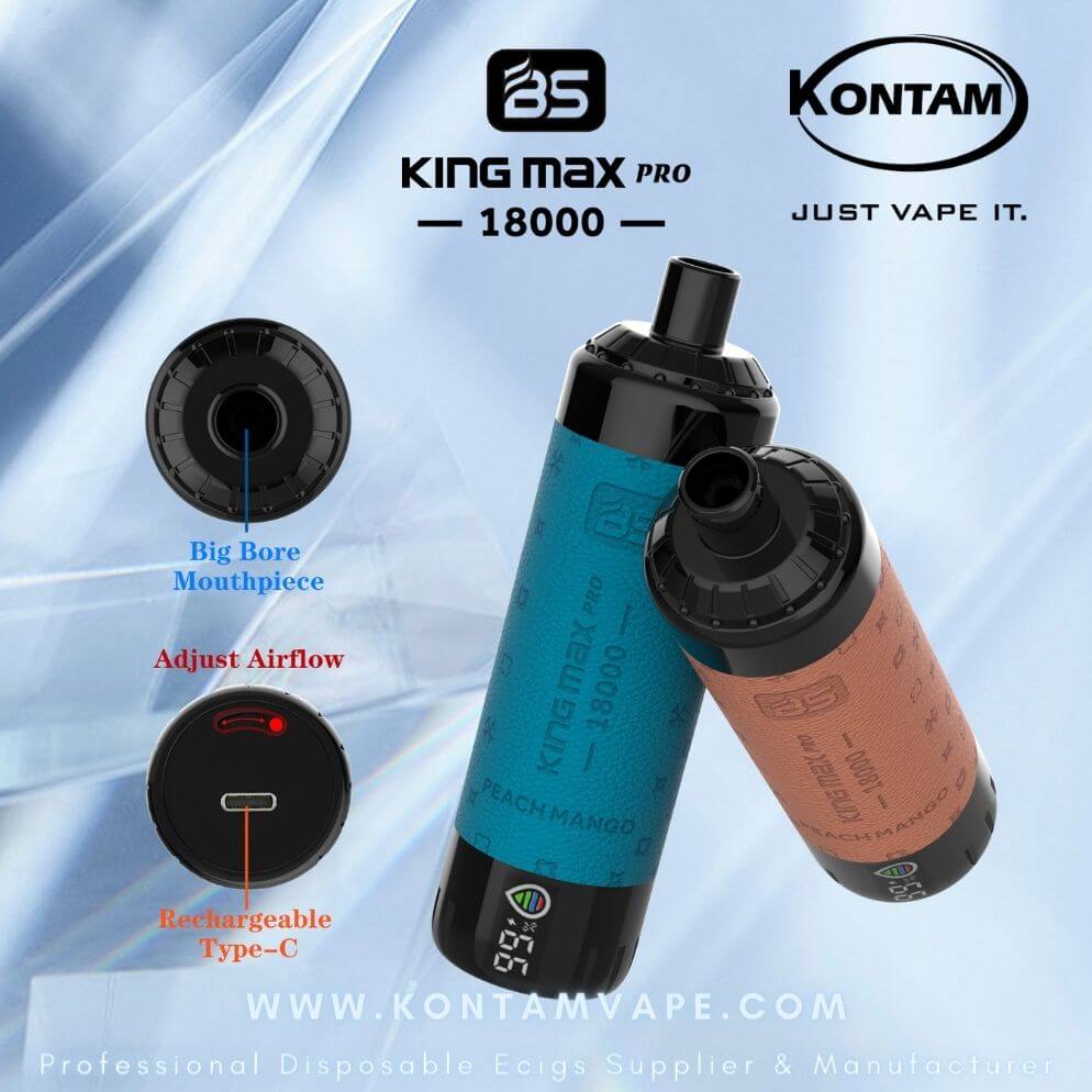 Original de China, estados UNIDOS Europa reino unido Asia Breze Stiik BS Rey Max Pro 18000 con DTL Vaping Desechables Vape Dispositivo E-Cigarrillo de todos los sabores-www.kontamvape.com-2