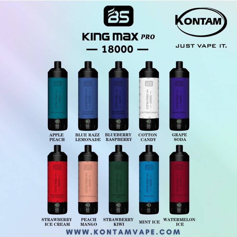 Original de China, estados UNIDOS Europa reino unido Asia Breze Stiik BS Rey Max Pro 18000 con DTL Vaping Desechables Vape Dispositivo E-Cigarrillo de todos los sabores-www.kontamvape.com-3