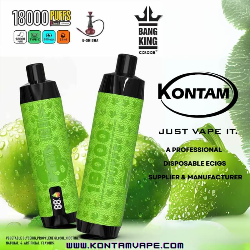 Nueva Europa, estados UNIDOS reino unido China de Alta Calidad Original Bang King E-Shisha 18000 con Grandes Nubes de Pantalla y Pantalla Desechables Vape Dispositivo E-Cigarette-all-flavours-4-www.kontamvape.com