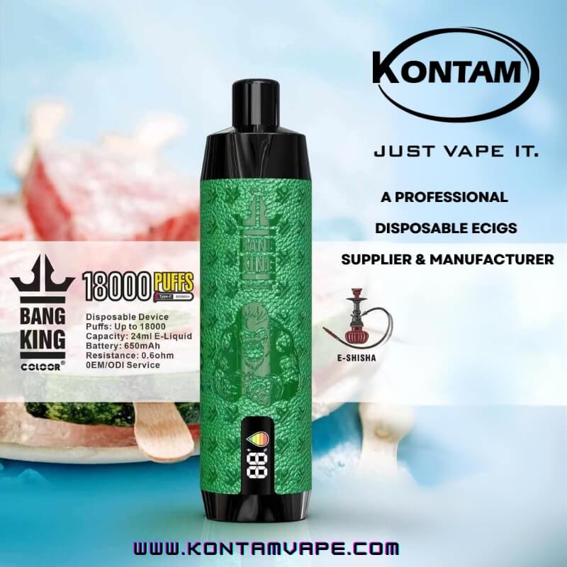 Nueva Europa, estados UNIDOS reino unido China de Alta Calidad Original Bang King E-Shisha 18000 con Grandes Nubes de Pantalla y Pantalla Desechables Vape Dispositivo E-Cigarette-all-flavours-5-www.kontamvape.com