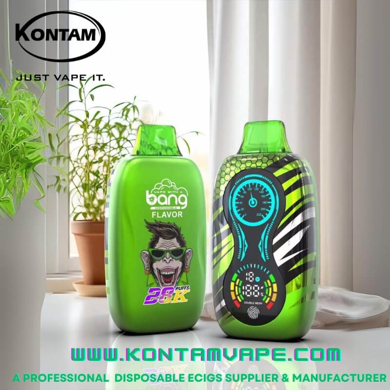 Original de China, estados UNIDOS Europa reino unido Asia Bang Huella digital de Control de Presión 28000 Bocanadas con Pantalla Desechables Vape Dispositivo E-Cigarette-14-www.kontamvape.com