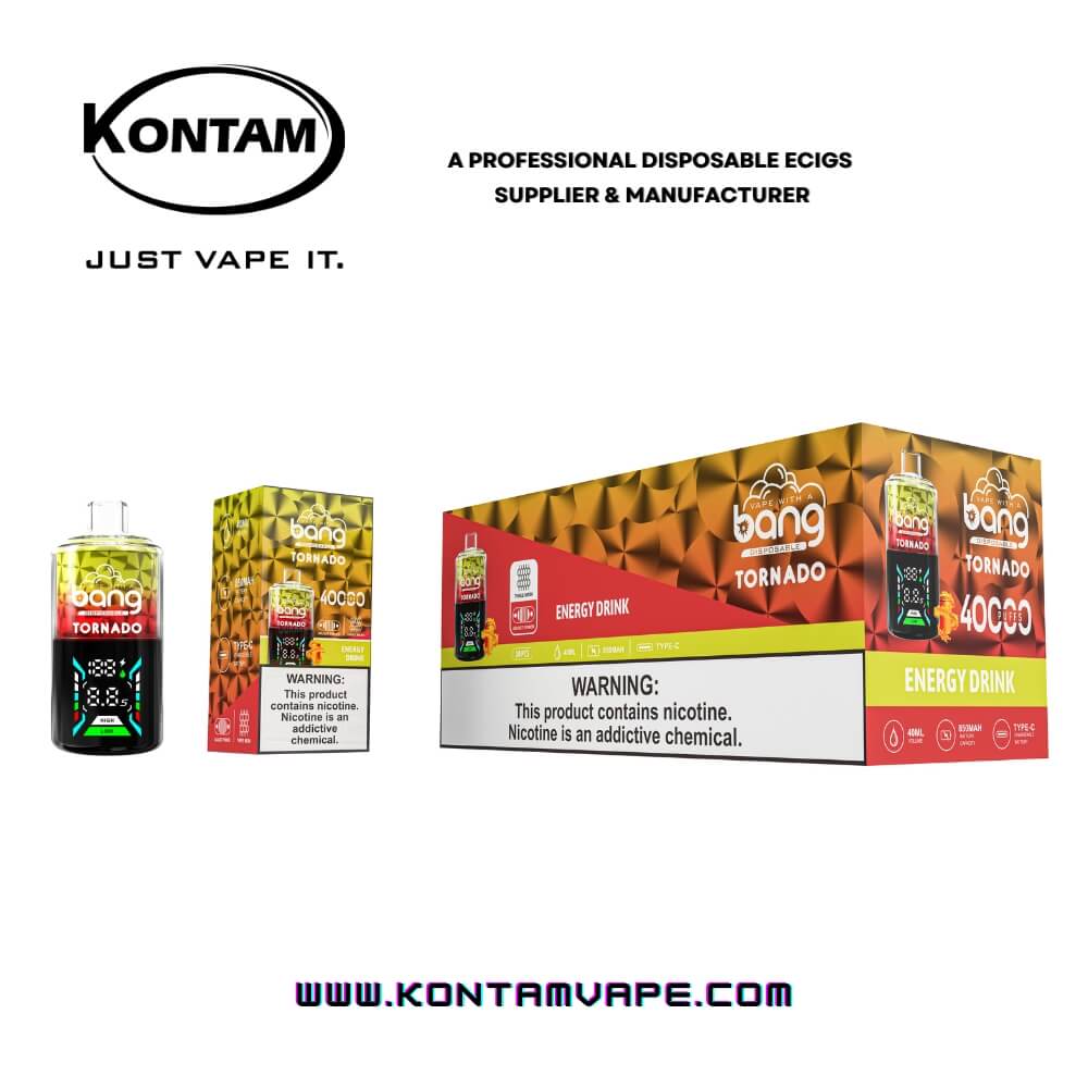 Original Bang Tornado 40000 con Tres Bobinas de Malla Desechables Vape Dispositivo Ecig–Oficial de Proveedores, fabricantes y distribuidores por Kontam Tech-Energy-Drink-www.kontamvape.com