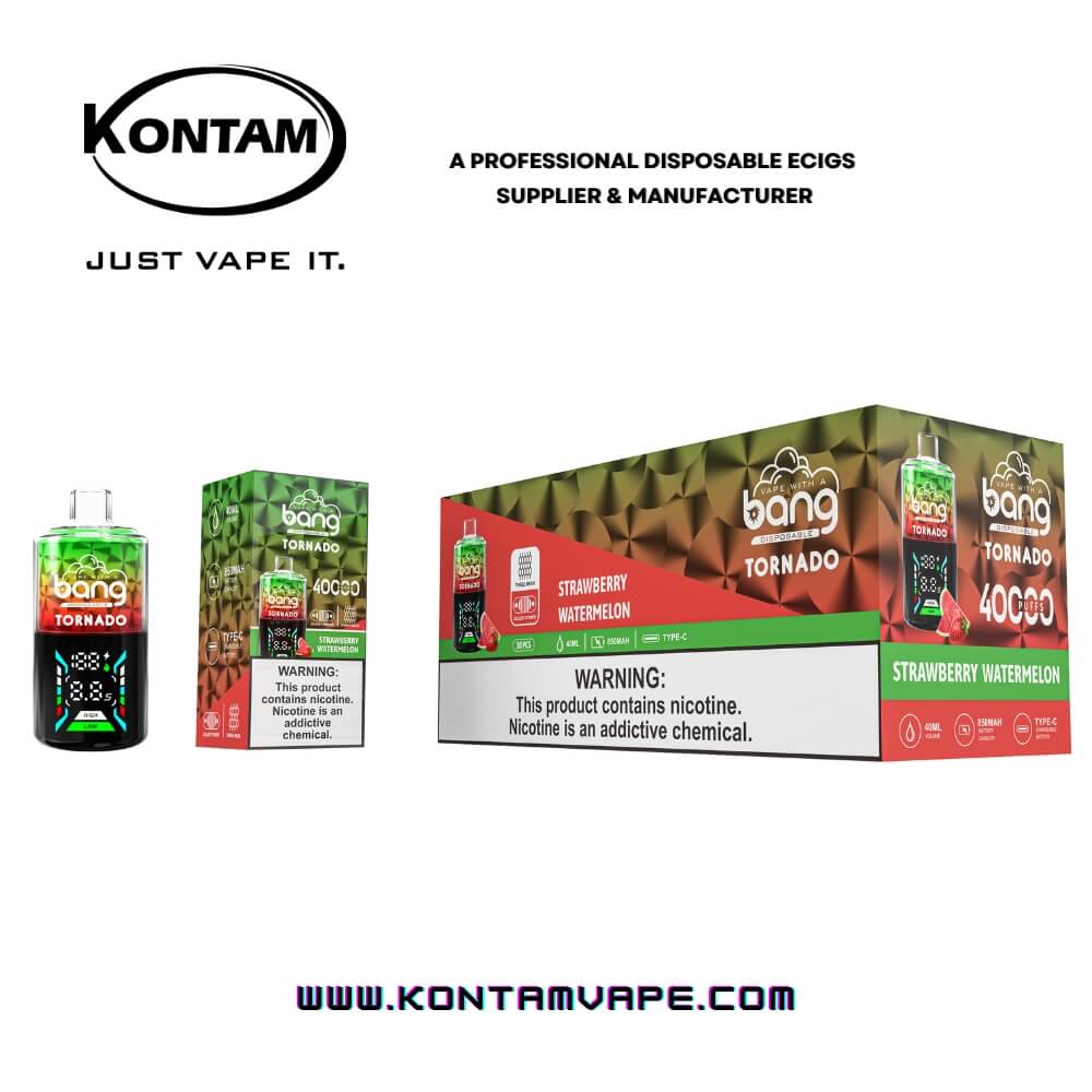 Original Bang Tornado 40000 con Tres Bobinas de Malla Desechables Vape Dispositivo Ecig–Oficial de Proveedores,fabricantes y distribuidores por Kontam Tech-Fresa-Sandía-2