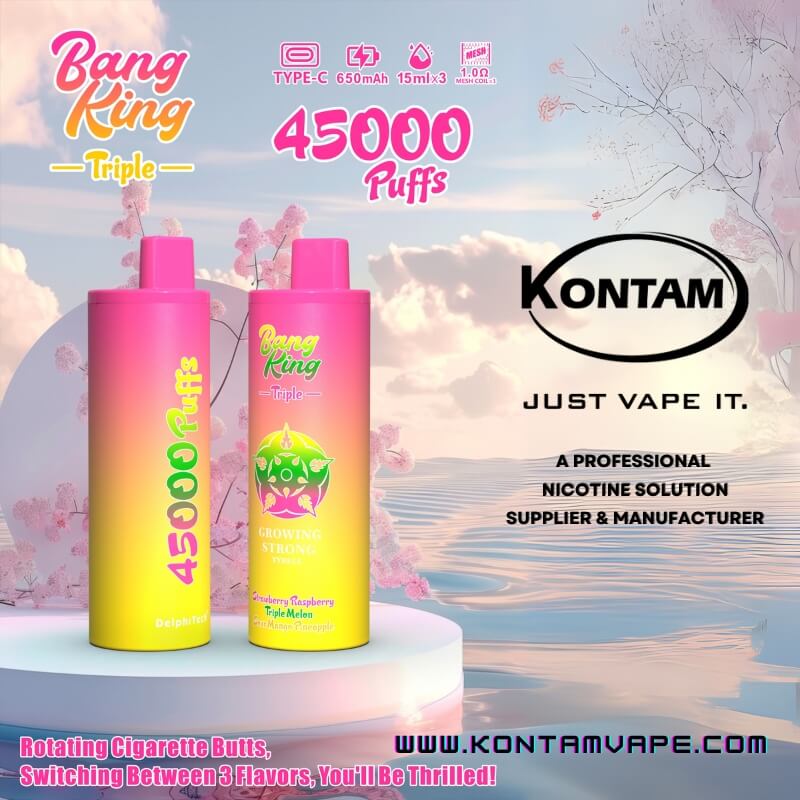 El Estilo De Vida De La Escena 2 – Bang King Triple Sabores 45000 Bocanadas Vape