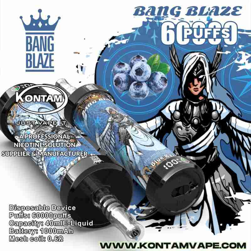 Bang Blaze 60000 Sopros Vape – Azul Razz Sabor