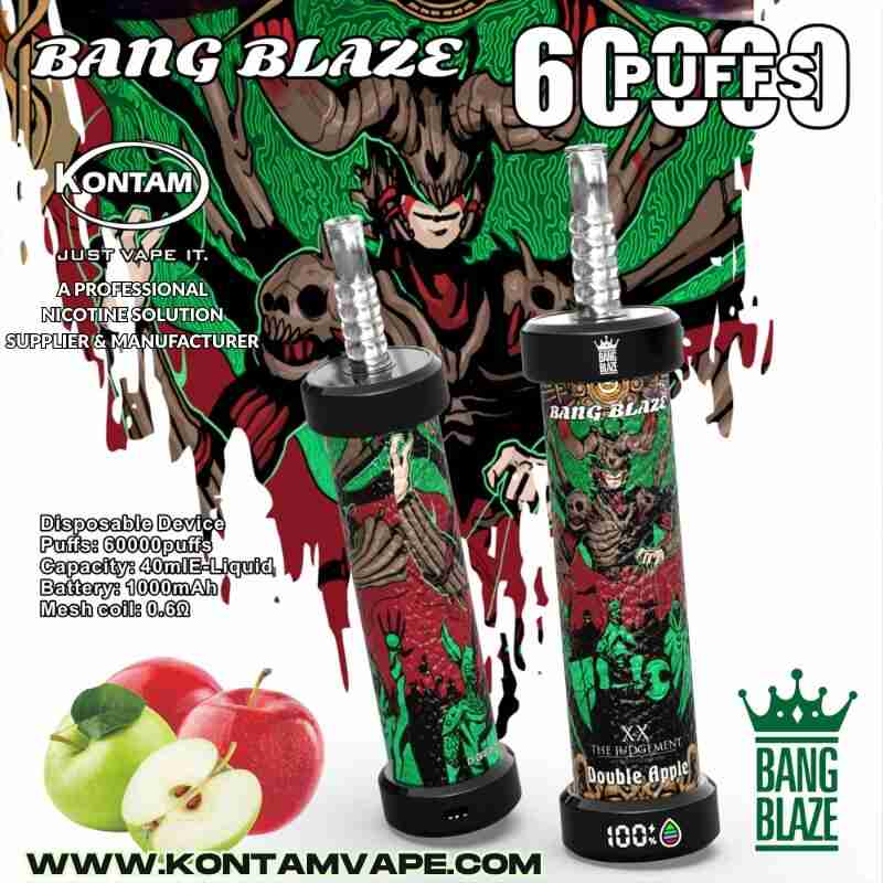 Bang Blaze 60000 Sopros Vape – Duplo Apple Sabor